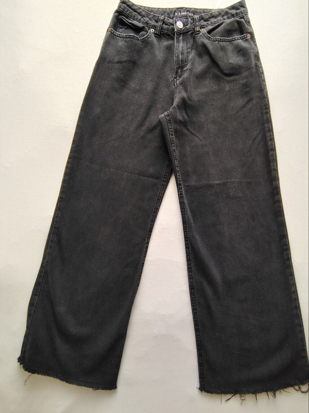 Rewash Black Wide-Leg Jeans Size 7.